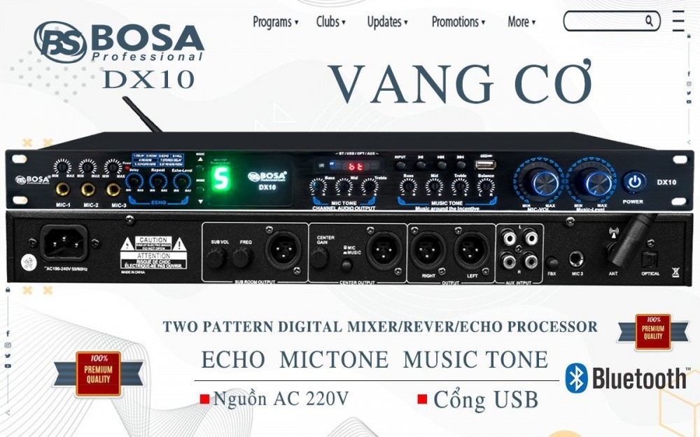 VANG CƠ BOSA DX10